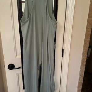 Sleek Green Jumpsuit